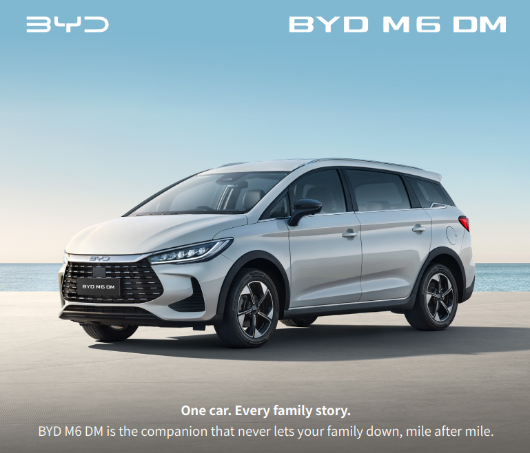 BYD M6 DM terbaru